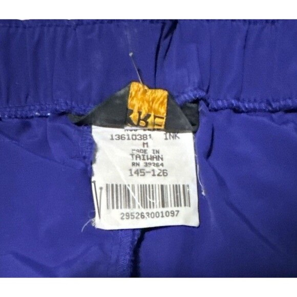 REI Hiking Pants M 30x30 Purple Nylon Snap Ankles Lightweight Outdoor Vintage - Picture 4 of 6